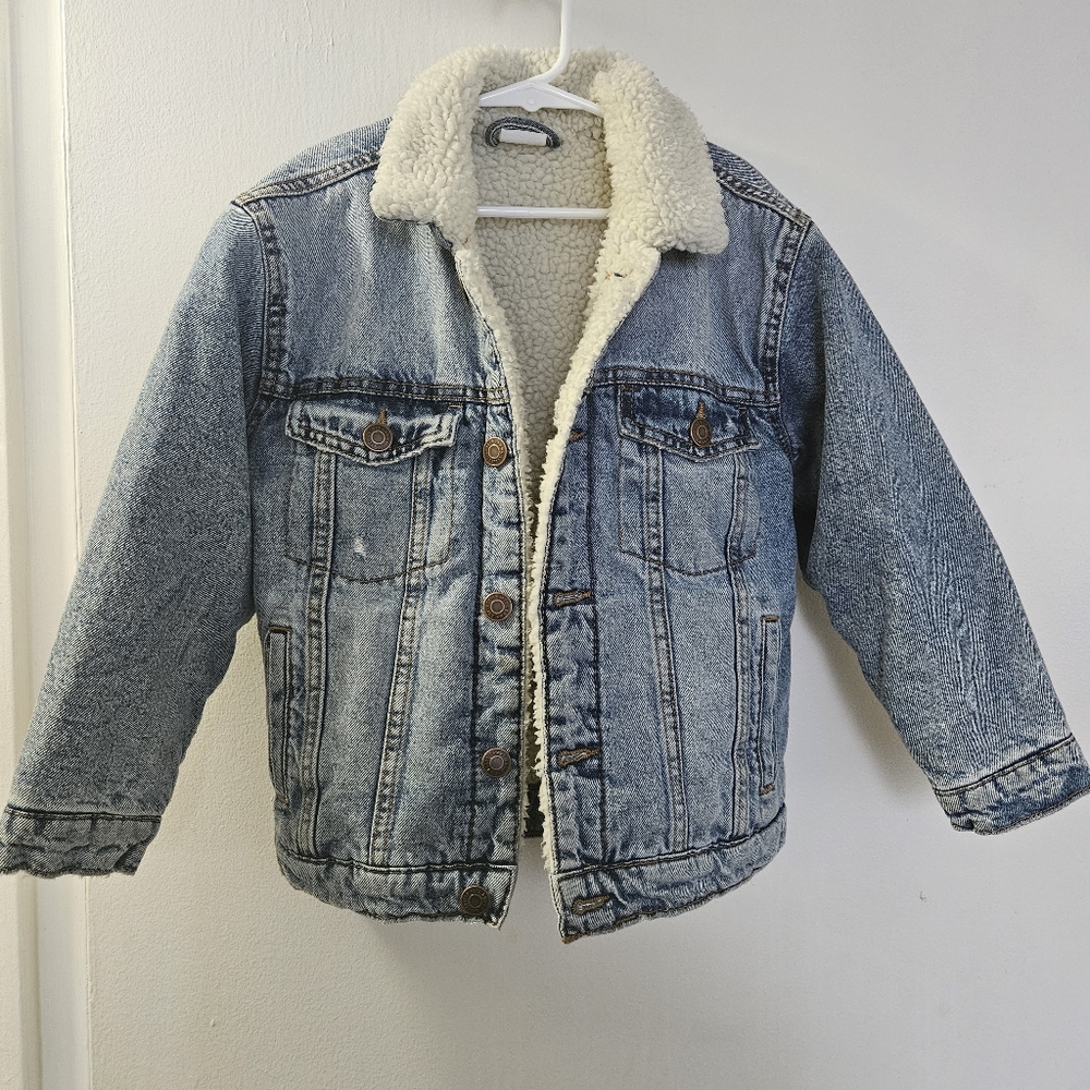 Boys Fleece Lined Denim Zara 7